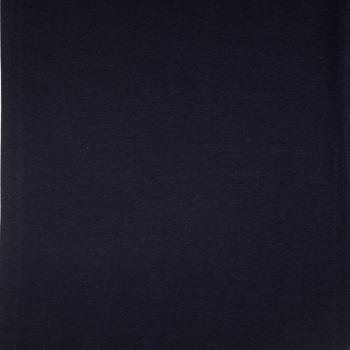 50 cm Reststück Bündchenstoff Feinripp Uni Navyblau